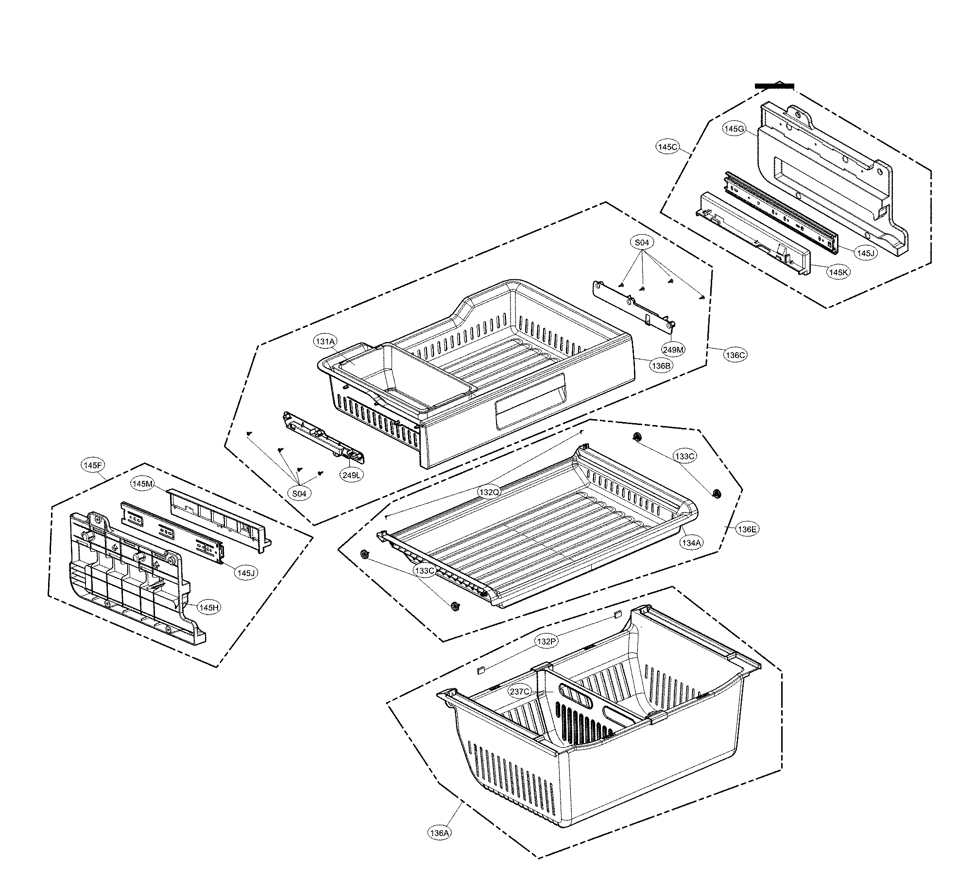 Freezer parts