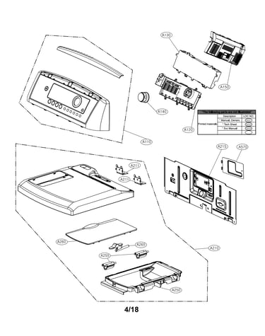 Control panel parts