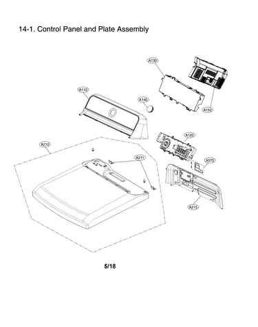 Control panel and plate assembly