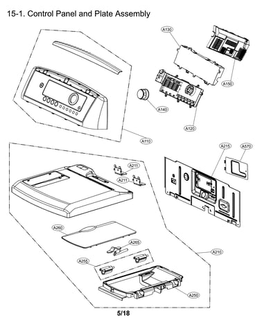 Control panel and plate assembly