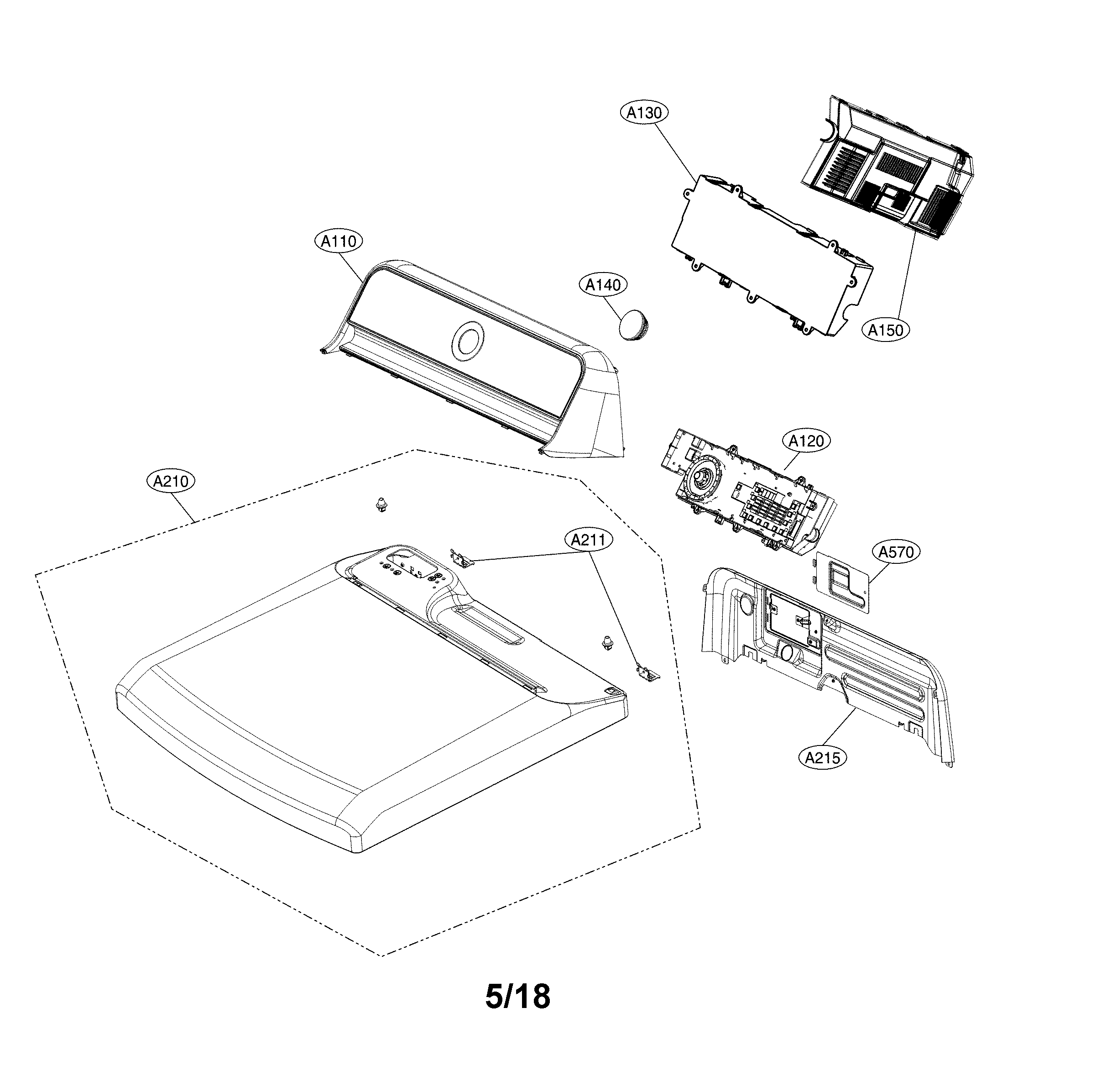 Control panel and plate assy
