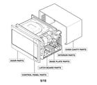 LG LCRT1513SB/00 cabinet parts diagram
