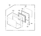 LG LCRT1513SB/00 door parts diagram