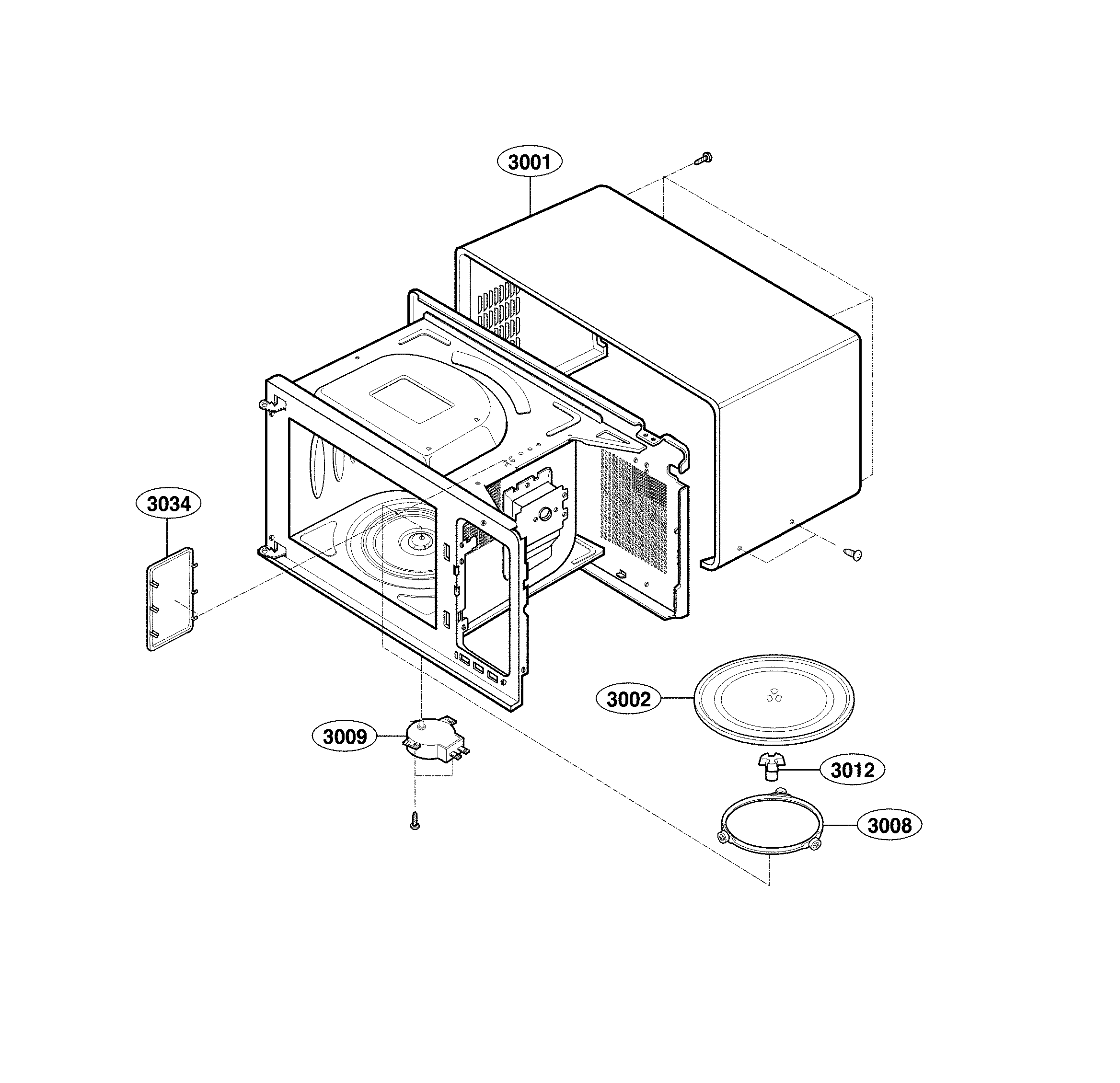 OVEN CAVITY PARTS