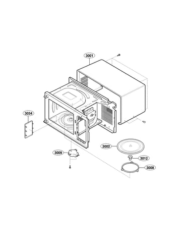 Oven cavity parts