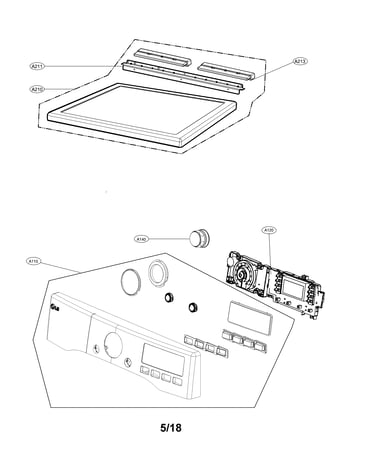 Control panel and plate assembly