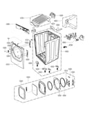 Cabinet and door assembly