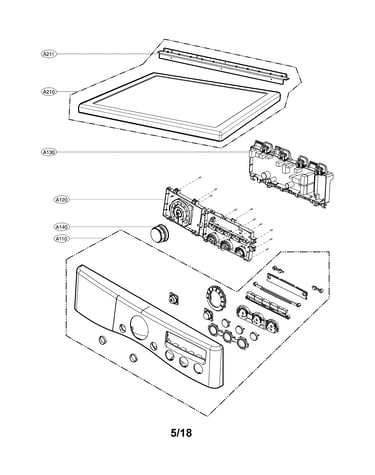 Control panel and plate assembly