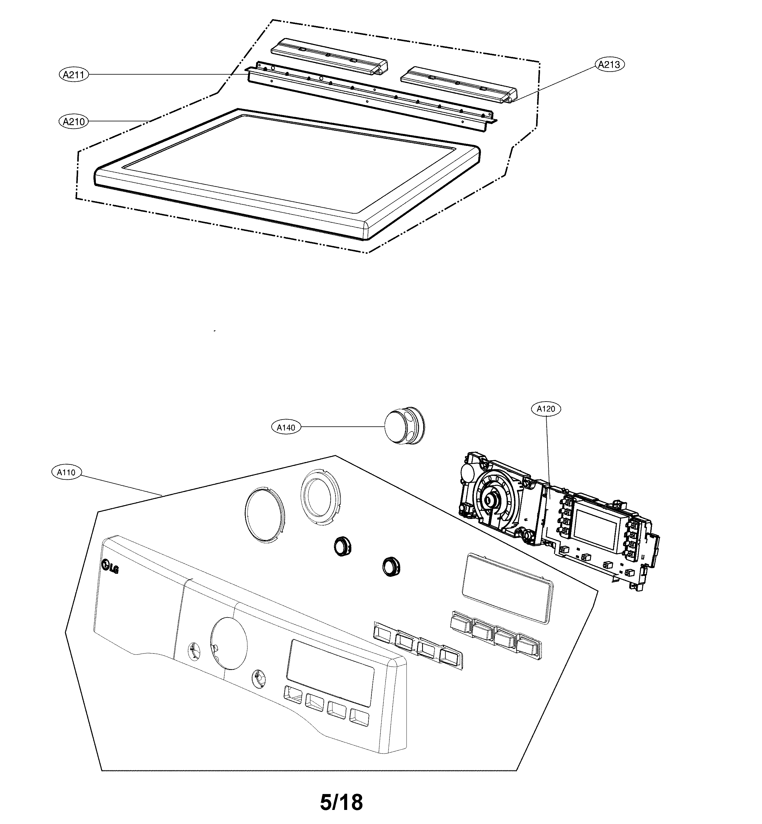 Control panel and plate assembly
