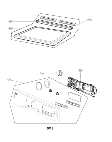 Control panel and plate assembly