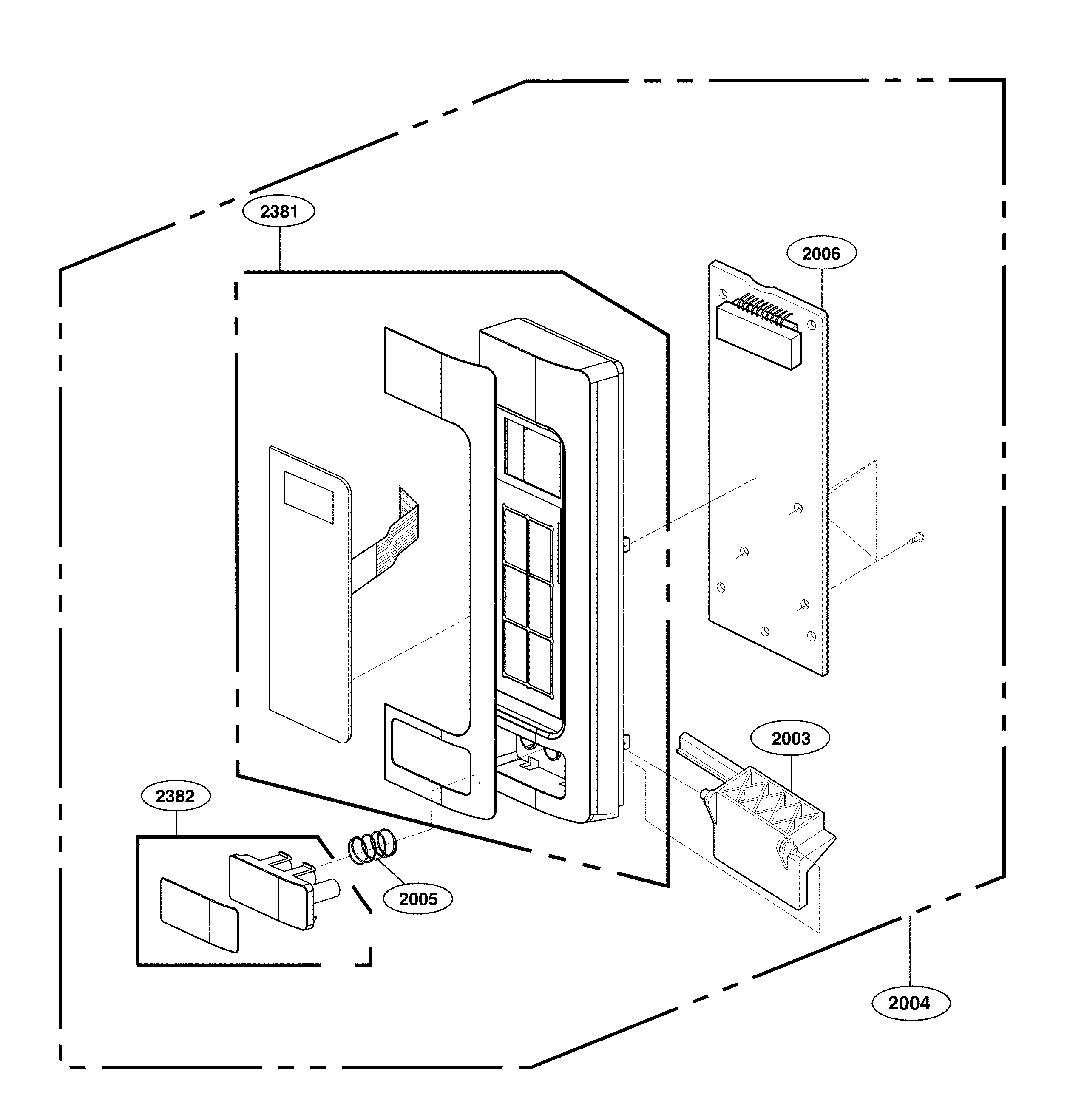 Control panel parts