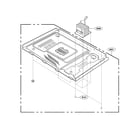 LG LCRT1513ST/00 base plate parts diagram
