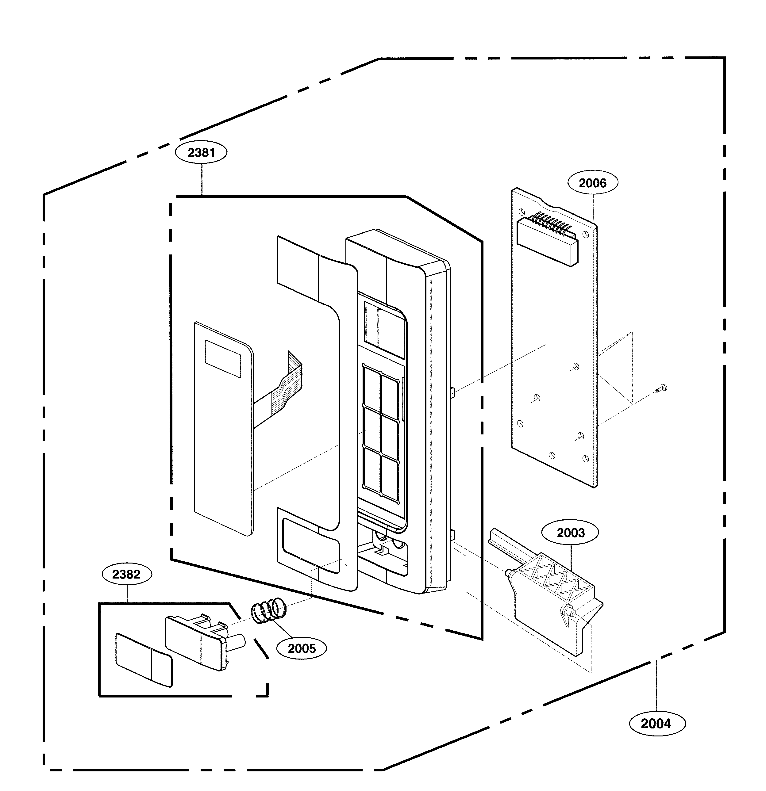 Control panel parts