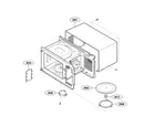 LG LCRT1513SW/00 oven cavity parts diagram