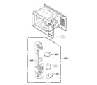 LG LCRT1513SW/00 latch board parts diagram