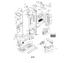 LG LFX25973ST/04 case parts diagram