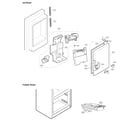 LG LFX25973ST/04 ice maker parts diagram