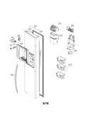 Freezer door parts