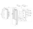 LG LSXS26386S/01 refrigerator door parts diagram