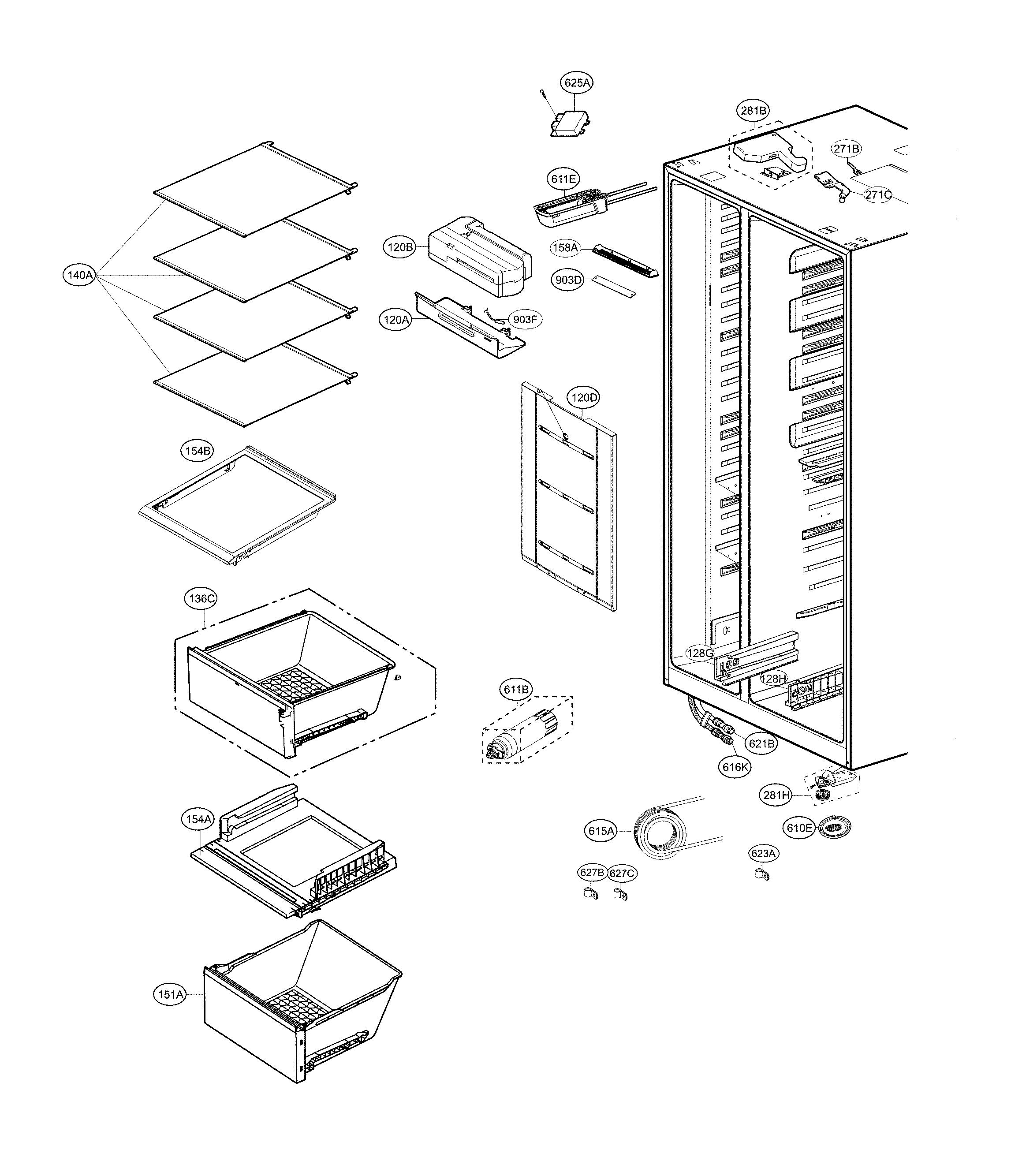 Refrigerator parts