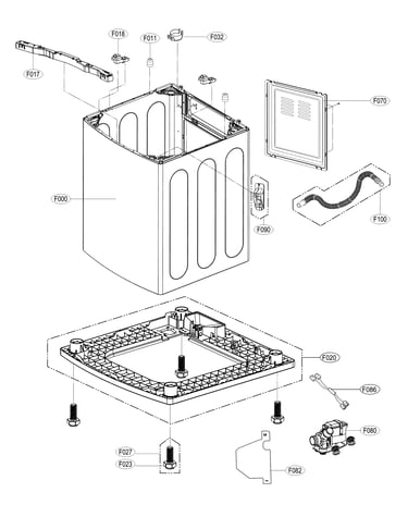 Outer case parts