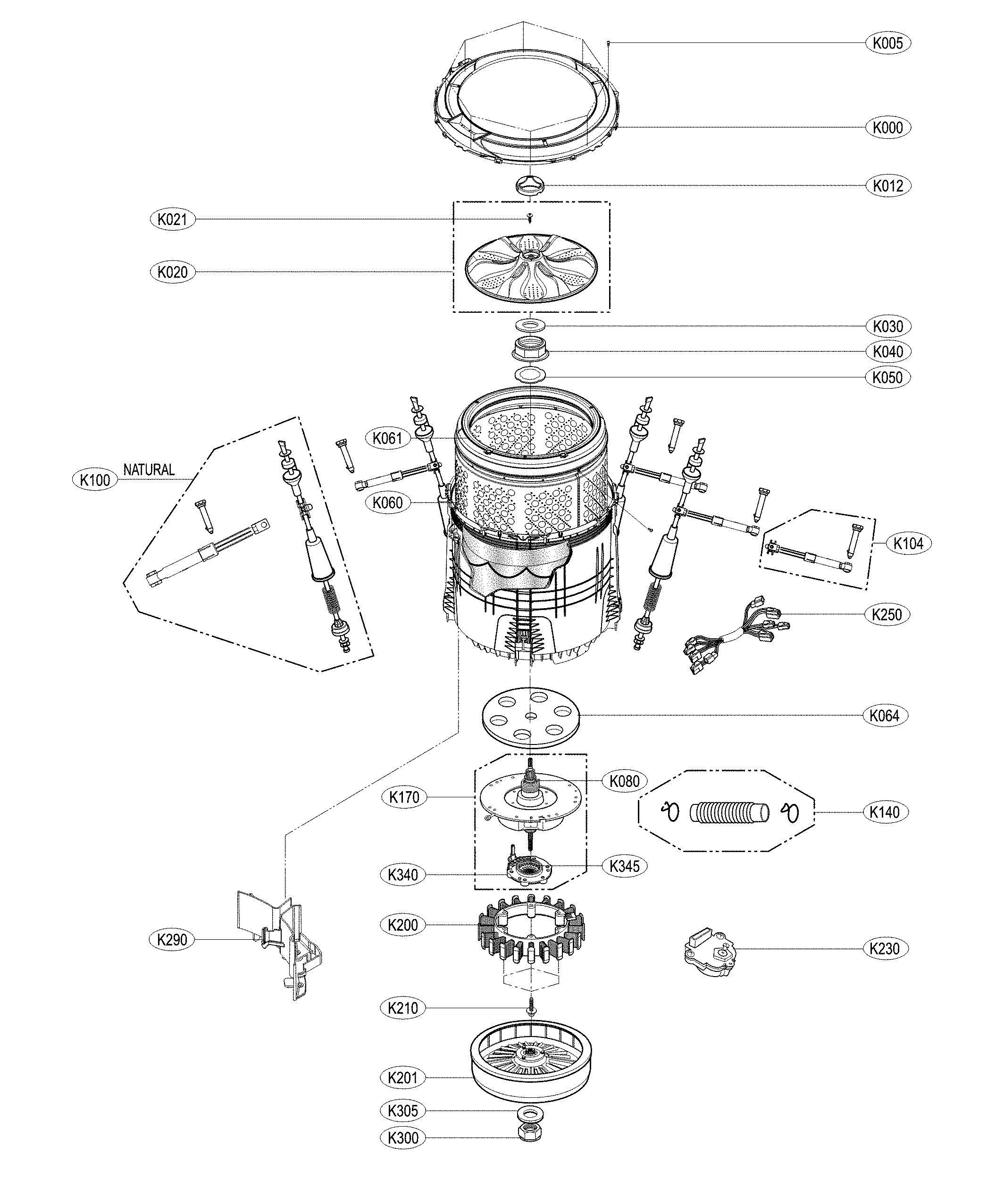 Tub parts