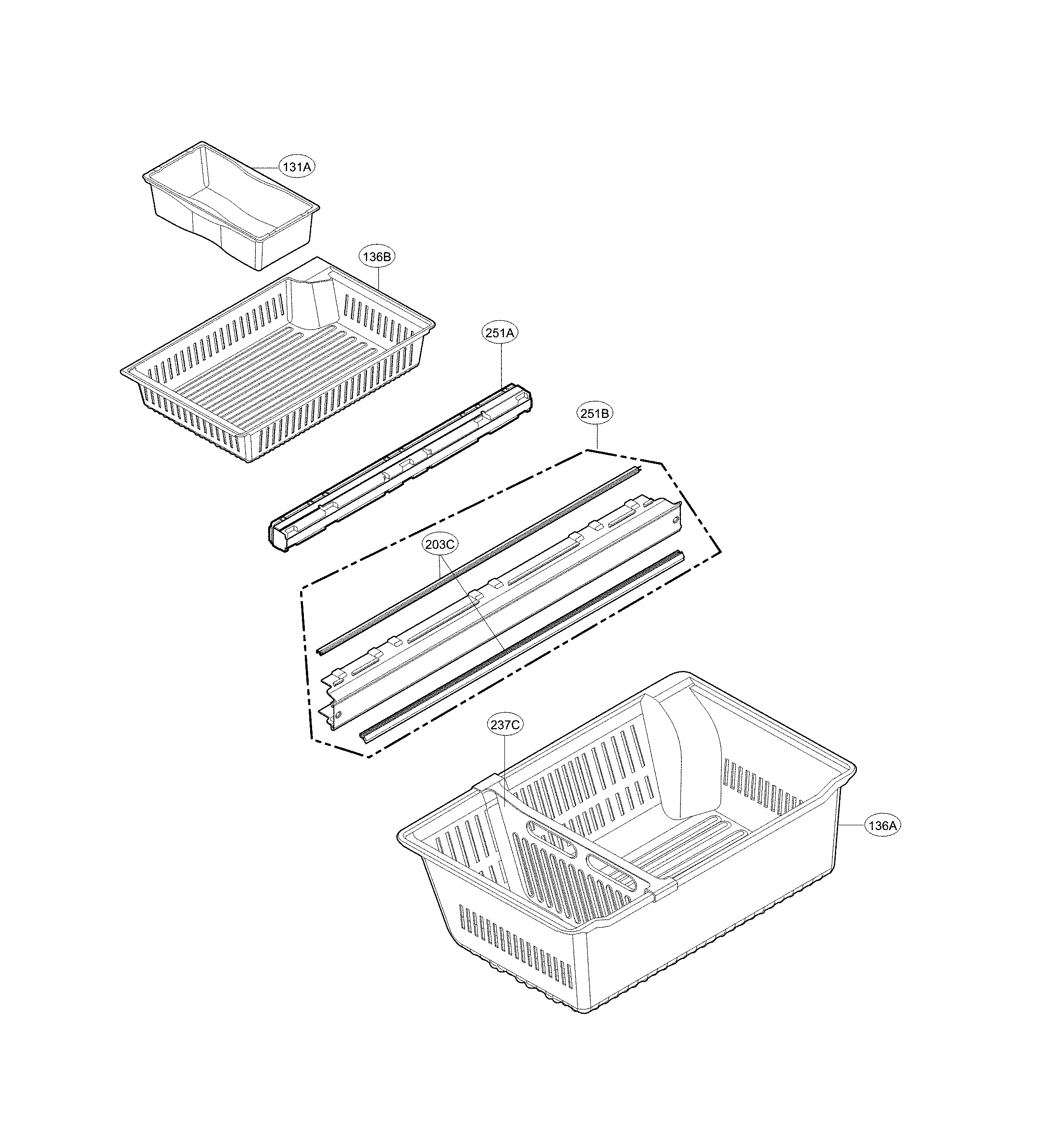 Freezer parts