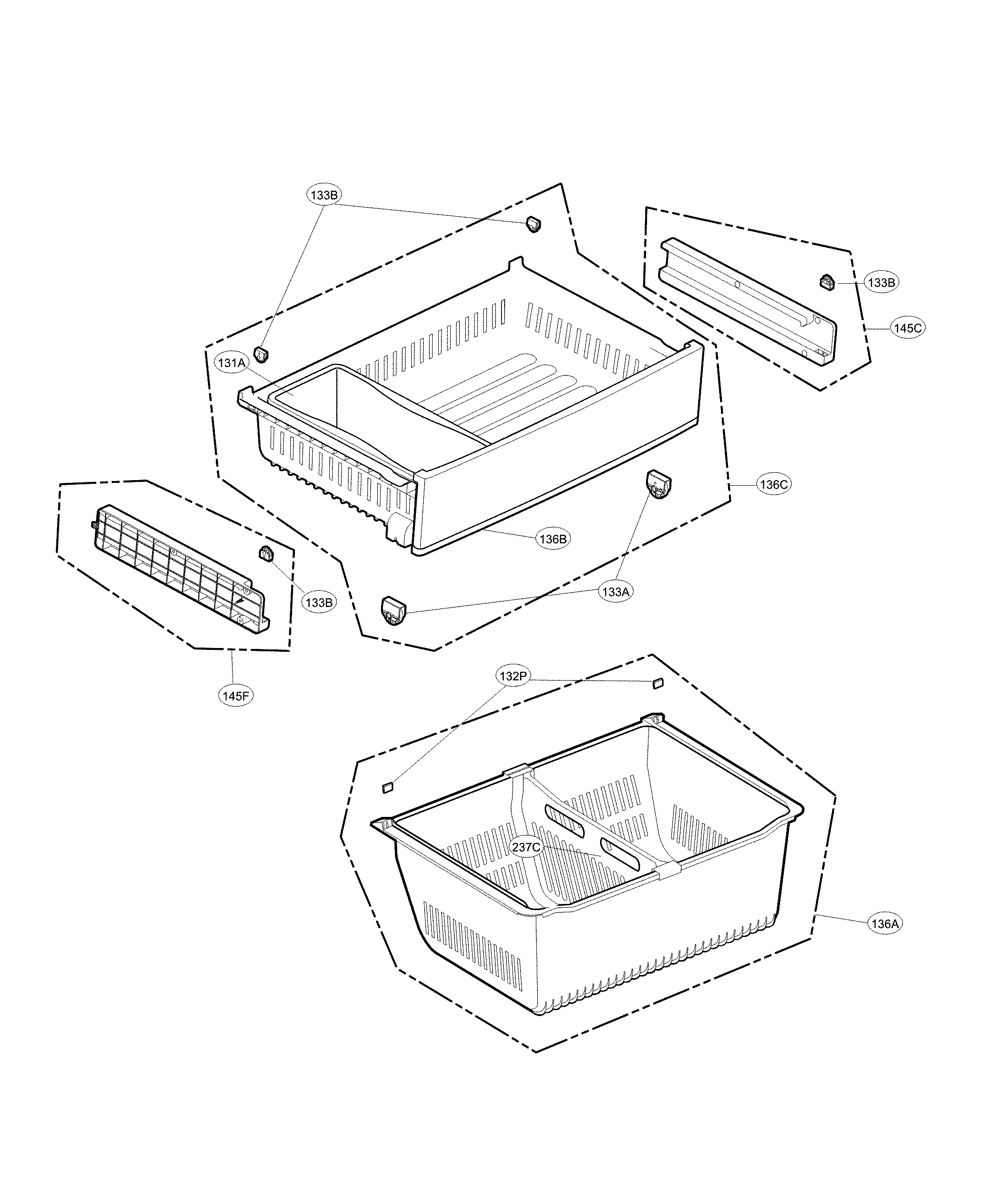 Freezer parts