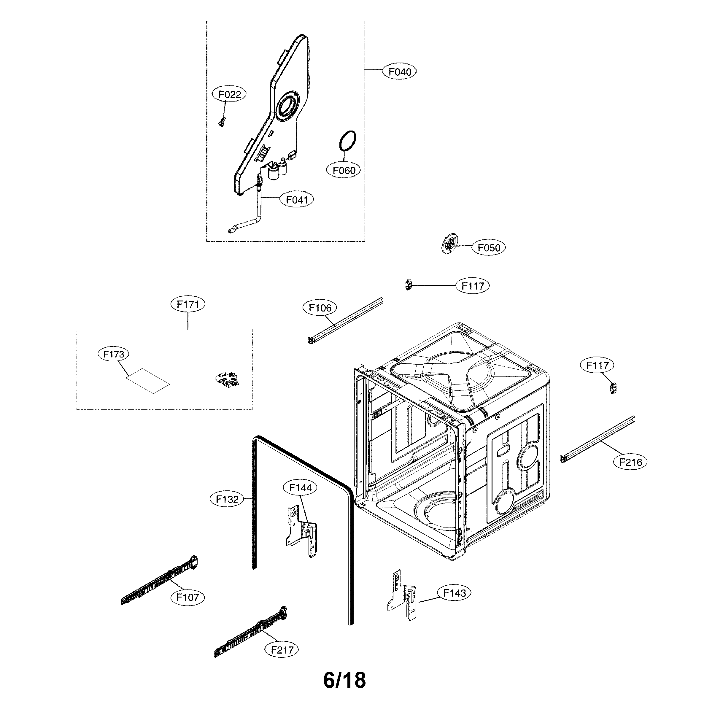 Tub parts