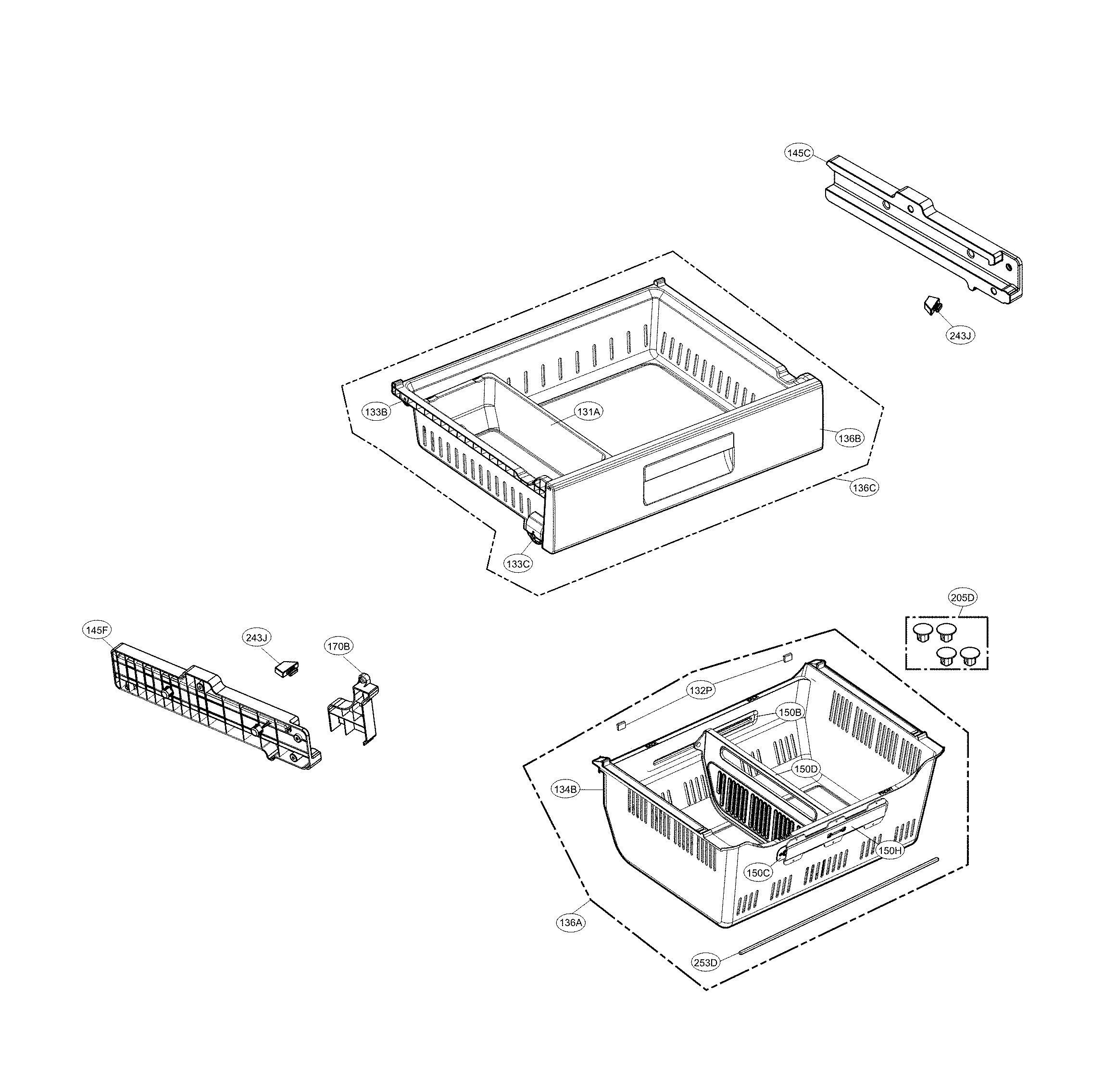 Freezer parts