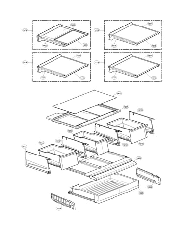 Refrigerator parts