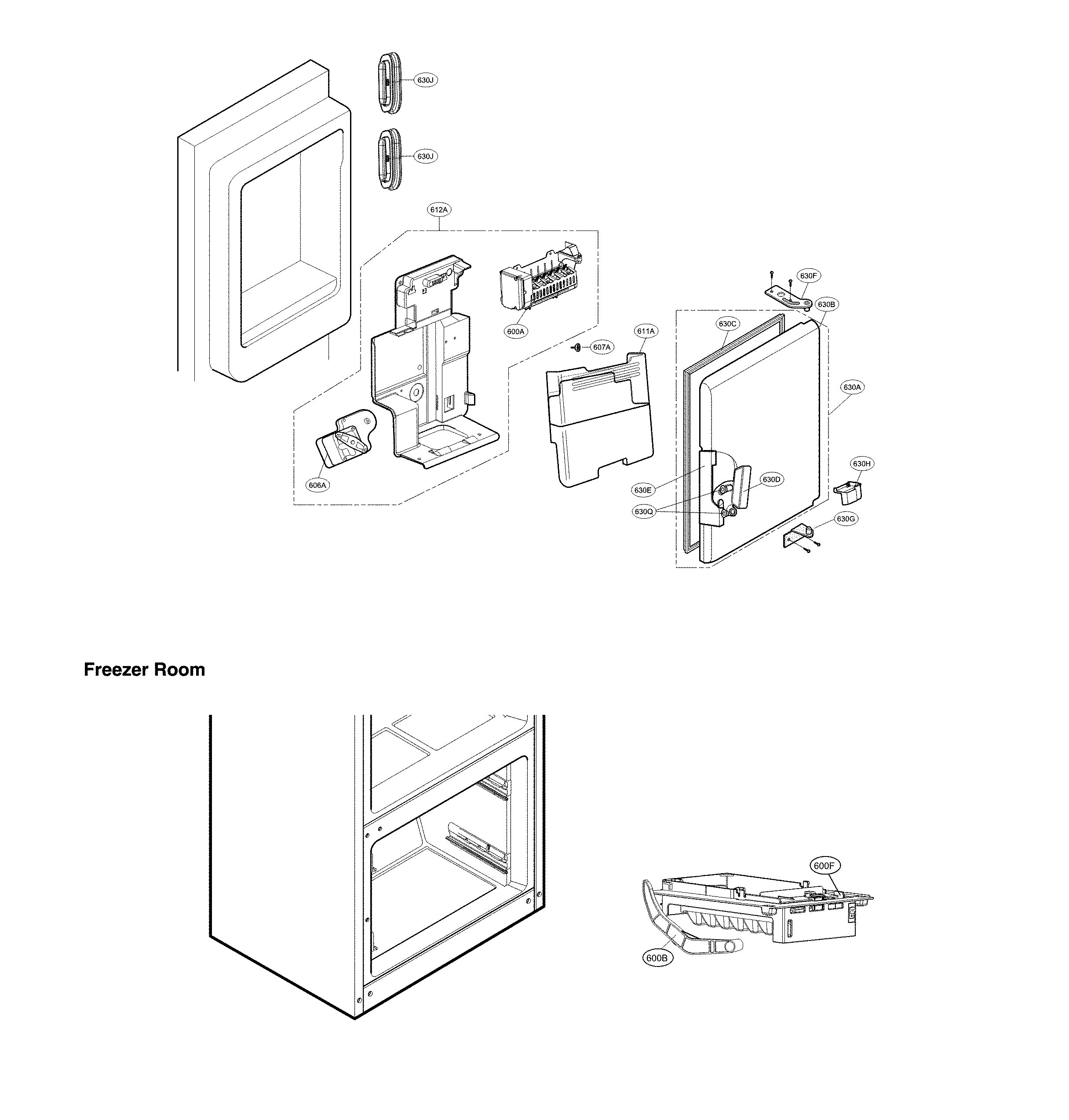 Ice maker parts