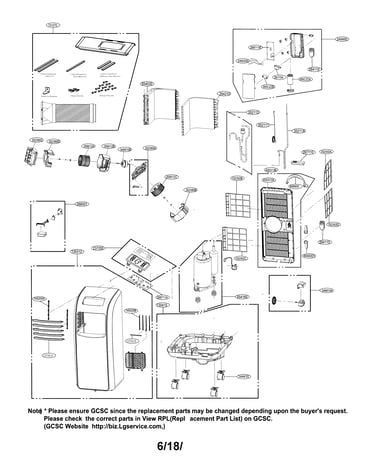 Exploded view parts