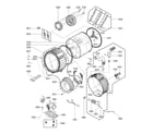 LG WM3670HRA/00 drum parts diagram