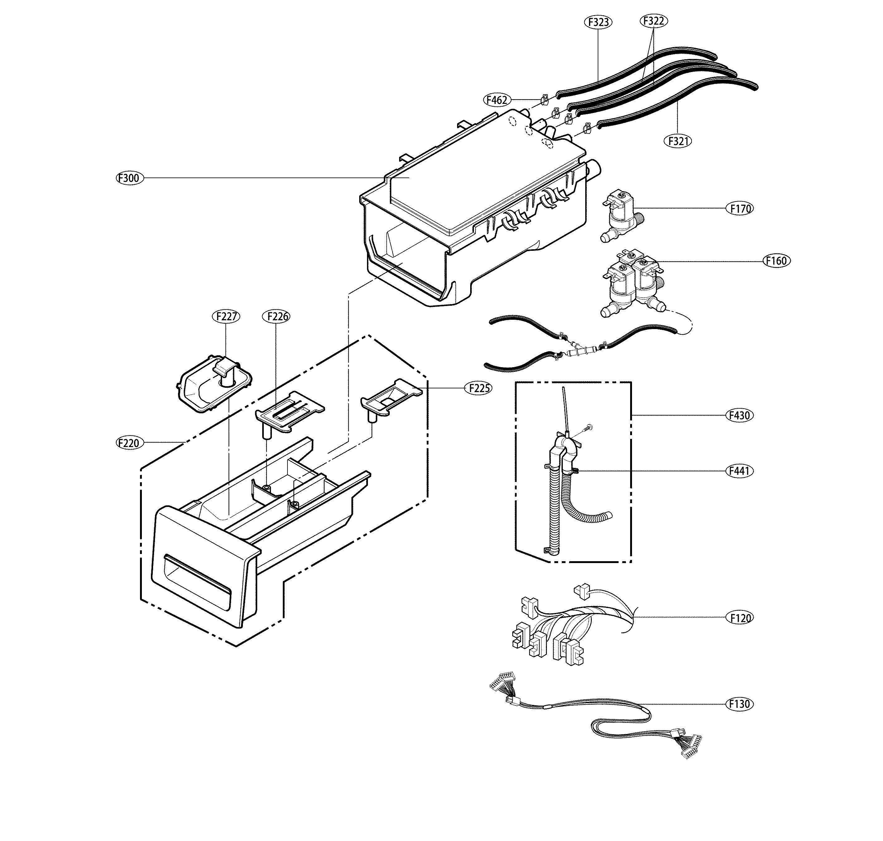 DISPENSER PARTS
