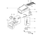 LG WM3670HRA/00 dispenser parts diagram