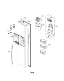 Freezer door parts