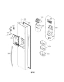 Freezer door parts