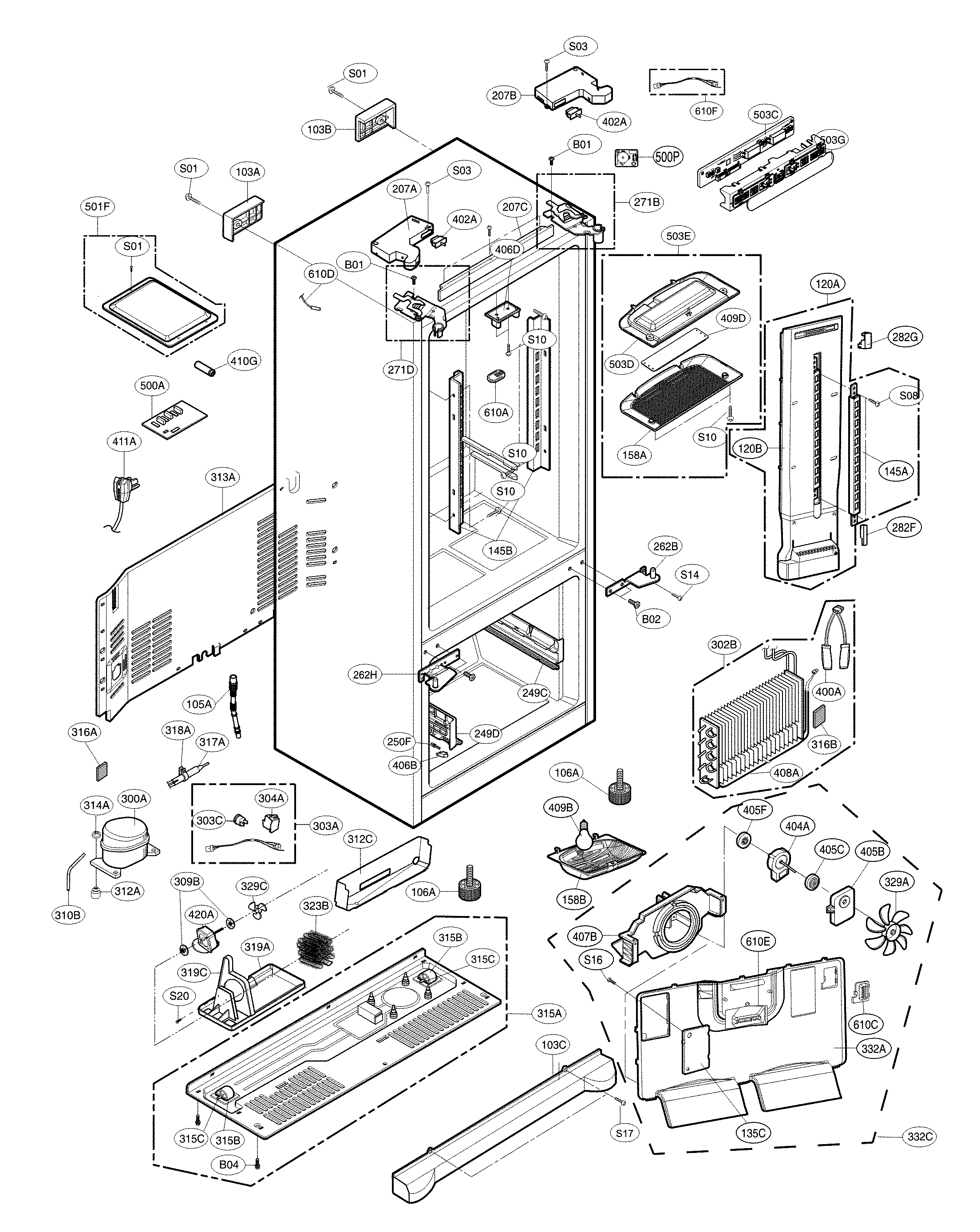 Case parts