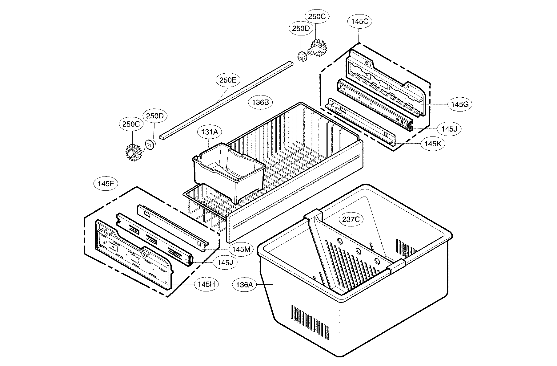 Freezer parts