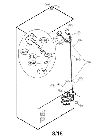 Valve and water parts