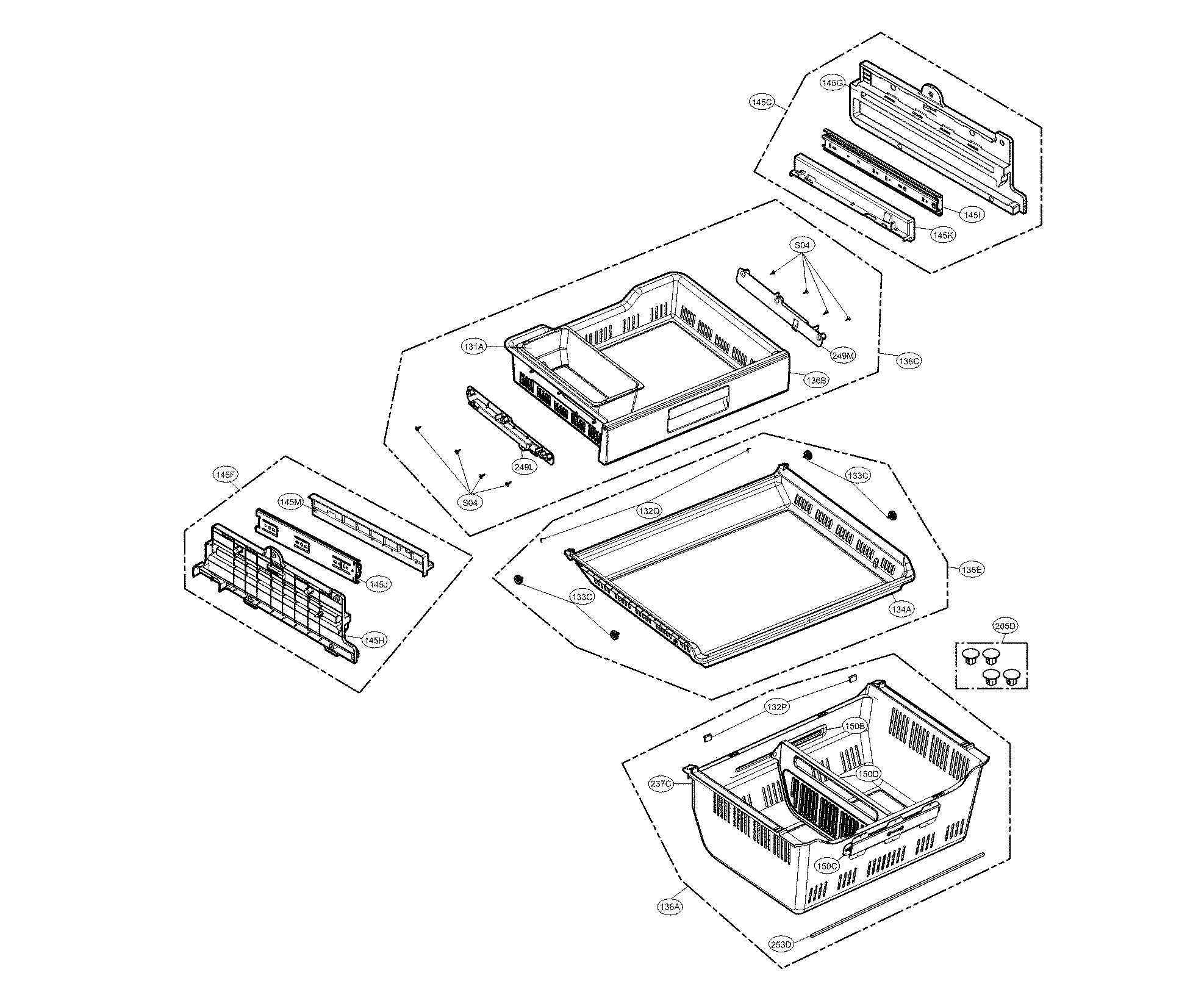 Freezer parts