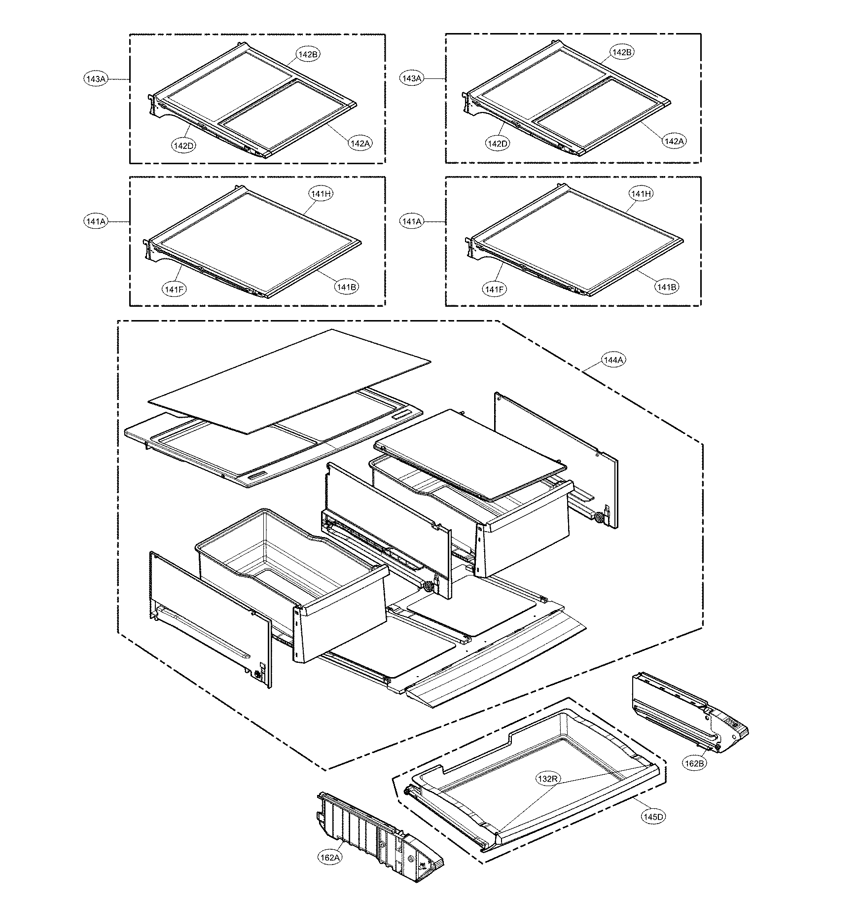 Refrigerator parts