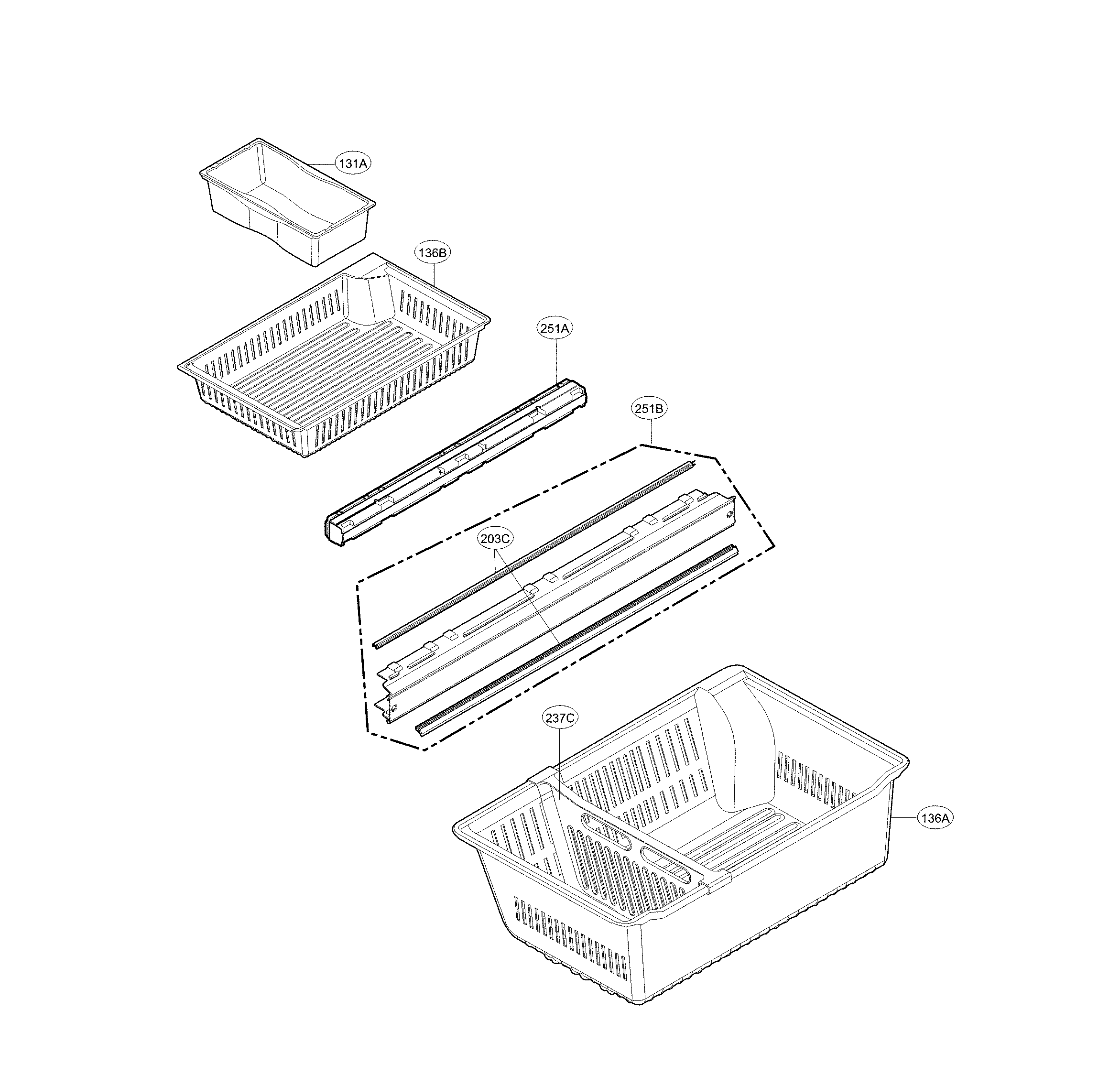 Freezer parts