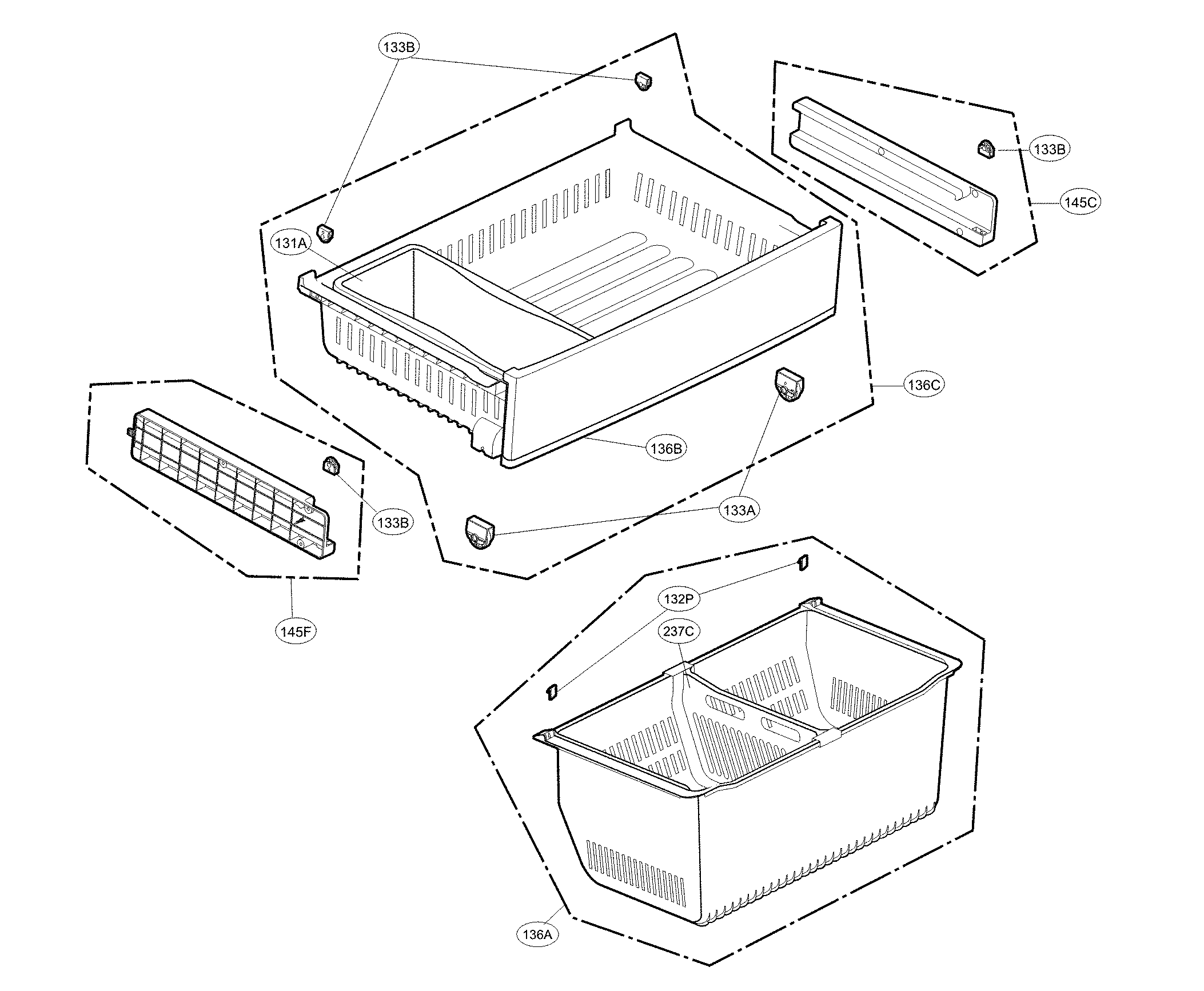Freezer parts