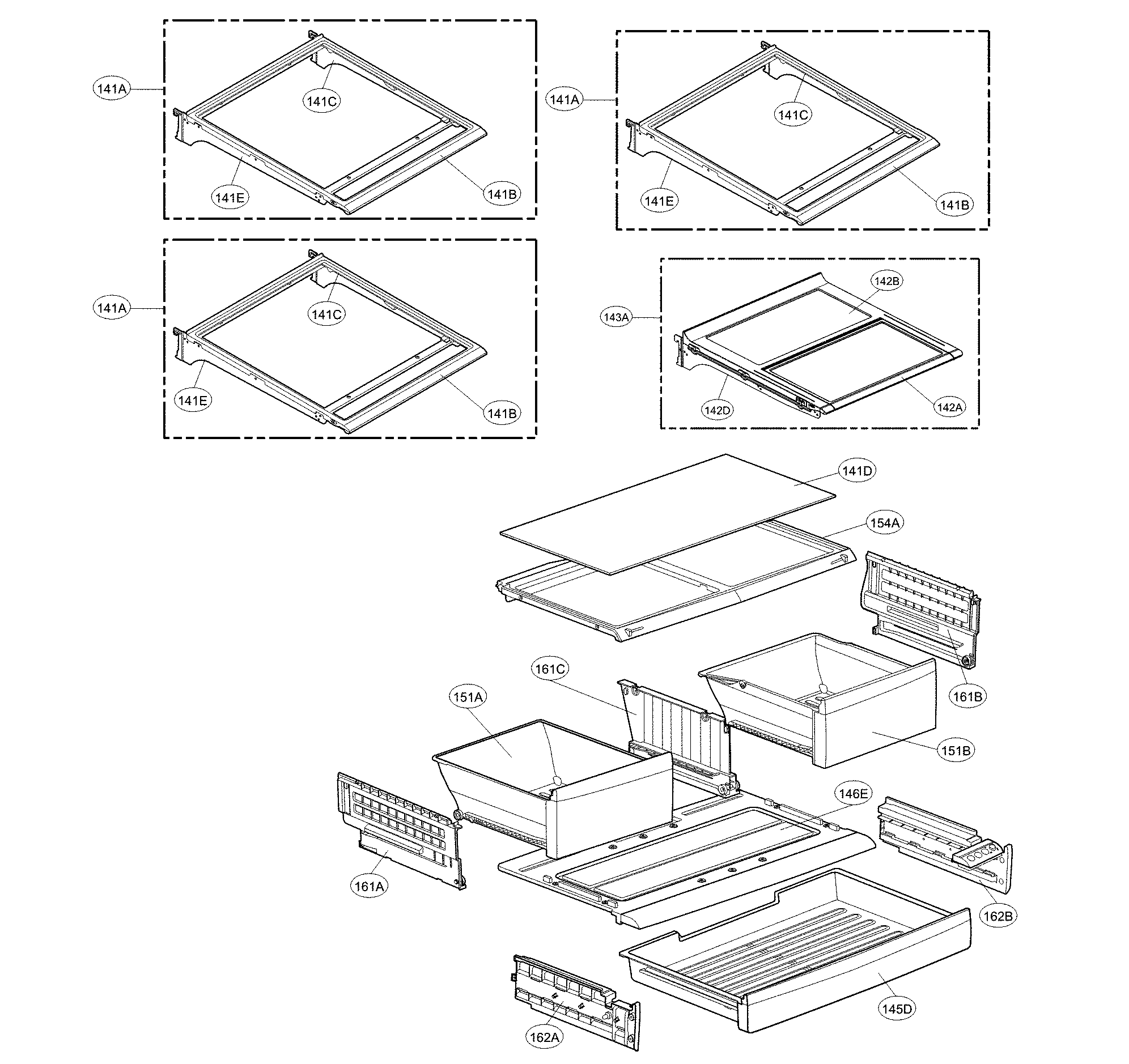 Refrigerator parts