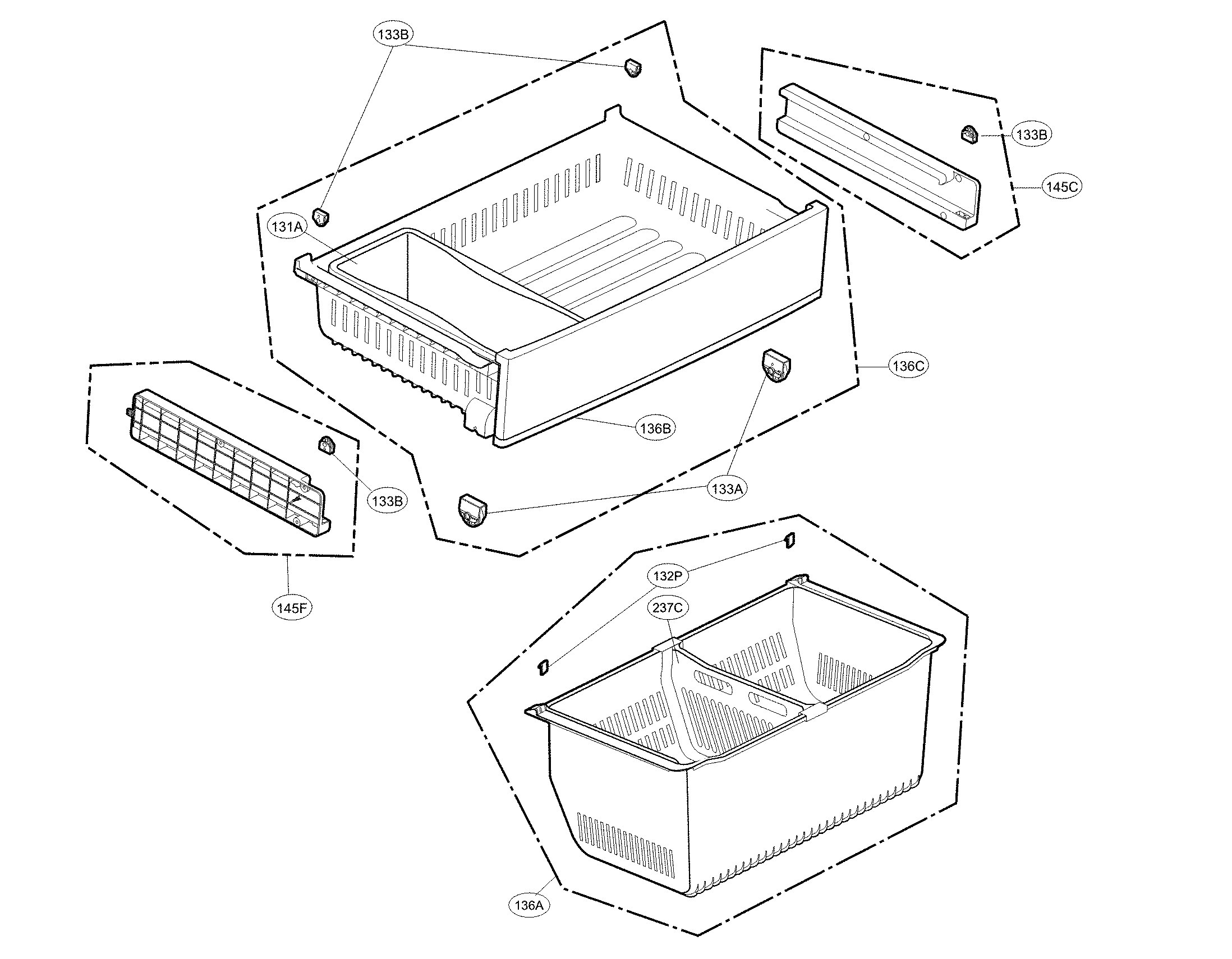 Freezer parts