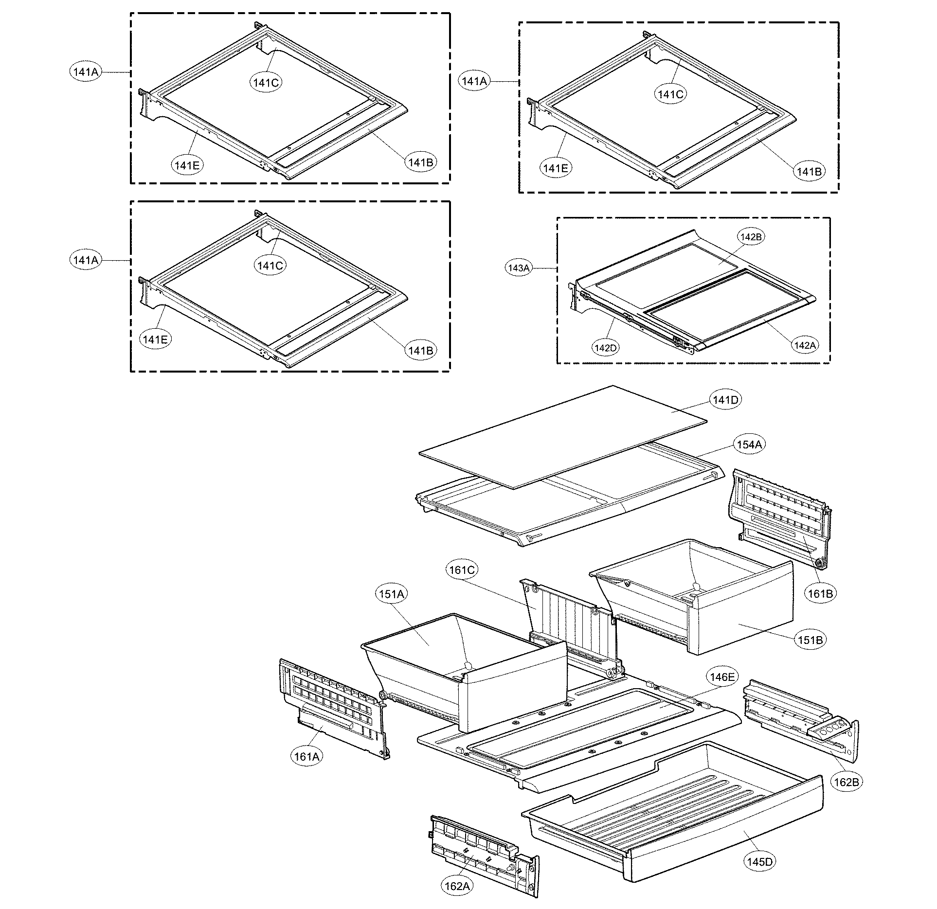 Refrigerator parts