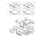 Kenmore Elite 79574015412 refrigerator parts diagram