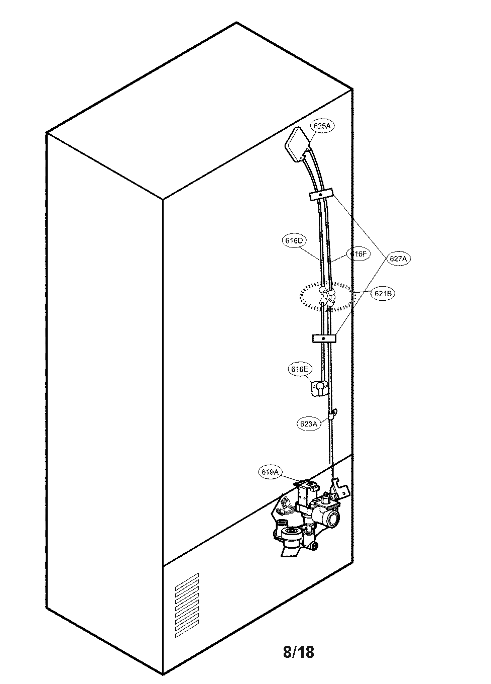 Valve and water parts